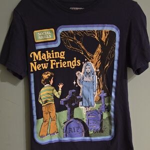 Kids Short Sleeve Tee - Black Graphic Shirt